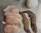 狗狗鮮食～點心，虱目魚蛋捲的食譜步驟1照片