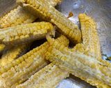 A picture of step 3 of Air fryer corn ribs 🌽.