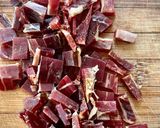 Foto del paso 1 de la receta Patatas estilo Foster's con jamón y queso (en airfryer)