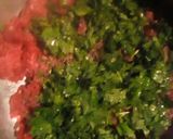 A picture of step 2 of Katlesi #Team contest #Mashed dishes #Mashy patty.