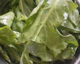 A picture of step 1 of Spinach poori or palak poori from the state of Madhya Pradesh.