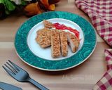 Foto langkah ke 4 dari resep Chicken katsu oat.