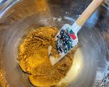 A picture of step 4 of Cowboy Cookies (gluten free / vegan).