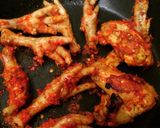 Foto langkah ke 3 dari resep Sate saker (sayap ceker) sambel taichan.