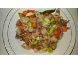 Foto langkah ke 5 dari resep Cumi asin pelangi extra hot.