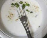 A picture of step 1 of Peanuts masala raita.