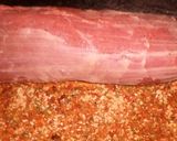 Foto del paso 2 de la receta: Peceto tiernisado en especias con crema de puerros y puerros esparragos