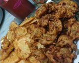 A picture of step 4 of Aloo pyaz pakora.
