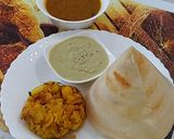 A picture of step 8 of Masala dosa.