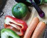 Foto del paso 1 de la receta: Tallarines al wok de verduras
