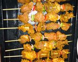 A picture of step 5 of Nigerian beef kebab.