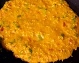 A picture of step 6 of Oats Cheela.