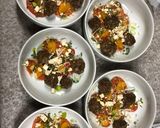 A picture of step 6 of Mini Meatballs w/ Mandarin Orange Garlic Tomatoes.