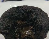 A picture of step 3 of Oreo choco lava.