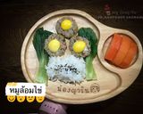 รูปขั้นตอนการทำที่ 4 ของ หมูล้อมไข่(เมนูเด็กBLW)