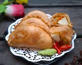 Foto langkah ke 14 dari resep Kulit Pastel Tanpa Telur Isi Makaroni Kentang Wortel Telur.