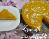 A picture of step 4 of Mango Mousse Cake.
