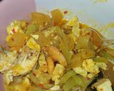 Foto langkah ke 8 dari resep Sayur labu siam tahu tempe ayam udang.