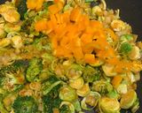 A picture of step 3 of Creamy leftover veggie curry.