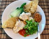 Foto langkah ke 6 dari resep Tahu Bakso Ayam ala Sih Iin.