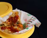 A picture of step 4 of Quick Tiffin Pizza Pancake.