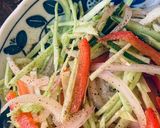 A picture of step 5 of Restaurant style Kachumber Salad (with vinegar dressing).