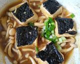 Foto langkah ke 4 dari resep Tahu Nori Shimeji Saus Tiram.