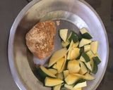 A picture of step 2 of Kairi ki chutney.