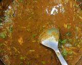 A picture of step 3 of Langar wali Dal.