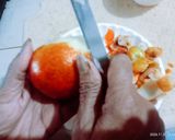 A picture of step 2 of Delicious healthy tasty persimmon and pears dry fruits halva.