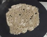 A picture of step 2 of Jowar- Ragi Ghavan/Chilla.