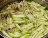 Hình bước làm 5 của món Canh BẦU nấu cá lóc