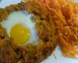 Foto del paso 4 de la receta: Nido de puré de calabaza y arvejas con huevo