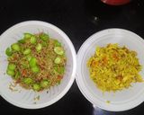 Foto langkah ke 2 dari resep Nasi Bakar Teri rawit pete.