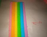 Foto langkah ke 8 dari resep Mini roll rainbowcake putih telur.