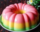Foto langkah ke 8 dari resep Puding Jelly 3 Rasa.