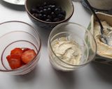 Foto del paso 3 de la receta Arándanos y fresas con crema especial de mandarinas