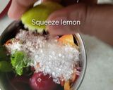 A picture of step 2 of Seasonal Fresh Plum Mojito.