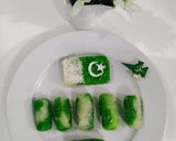 A picture of step 6 of Coconut Meethai 14 August special.