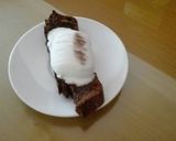Foto del paso 5 de la receta Brownie con helado de Nata y vainilla