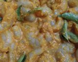 A picture of step 3 of Prawn chukka.