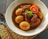 Foto langkah ke 4 dari resep Semur Daging Telur Kentang.
