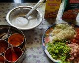 A picture of step 2 of Crispy Rava Mysore masala dosa.