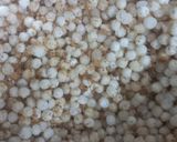 A picture of step 1 of Sabudana Khichadi.