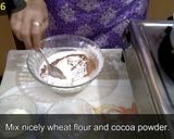 A picture of step 6 of Chocolate Date & Nuts Cake.