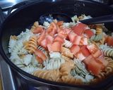 Foto del paso 5 de la receta: Rotatines o espirales con pechuga de pollo, jugosa al sartén
