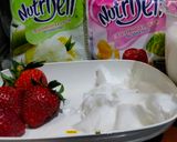 Foto langkah ke 1 dari resep Jelly santan strawberry.