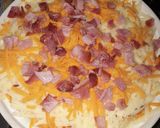 A picture of step 5 of Cheese and bacon pasta bake.
