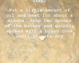 A picture of step 1 of Chicken mayo rolls.