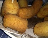 Foto del paso 8 de la receta: Bombas de papas rellenas de salchichas